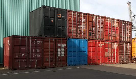 Conteneur maritime de 10 pieds d'occasion pour marchandises sèches.