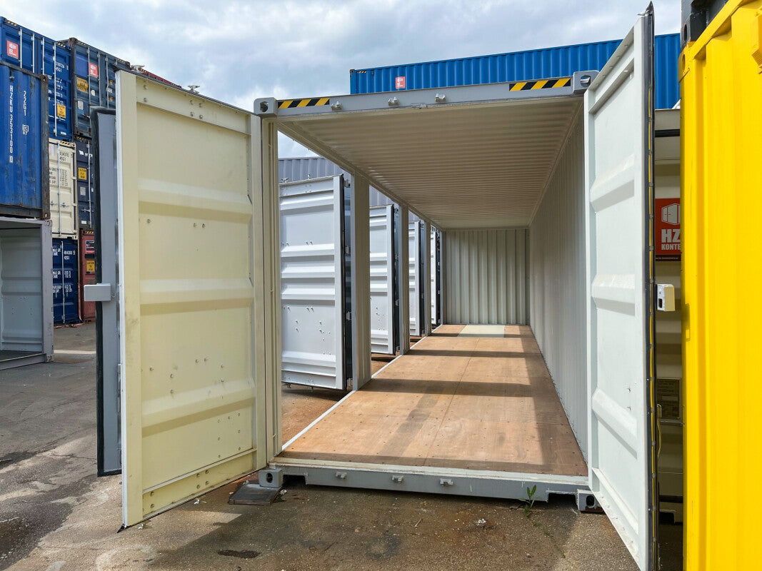 Conteneur maritime High Cube de 40 pieds avec 4 portes latérales – Occasion