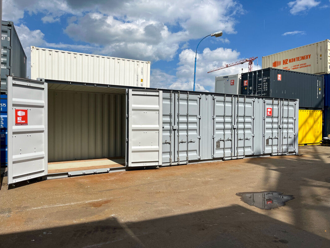 Conteneur maritime High Cube de 40 pieds avec 4 portes latérales – Occasion