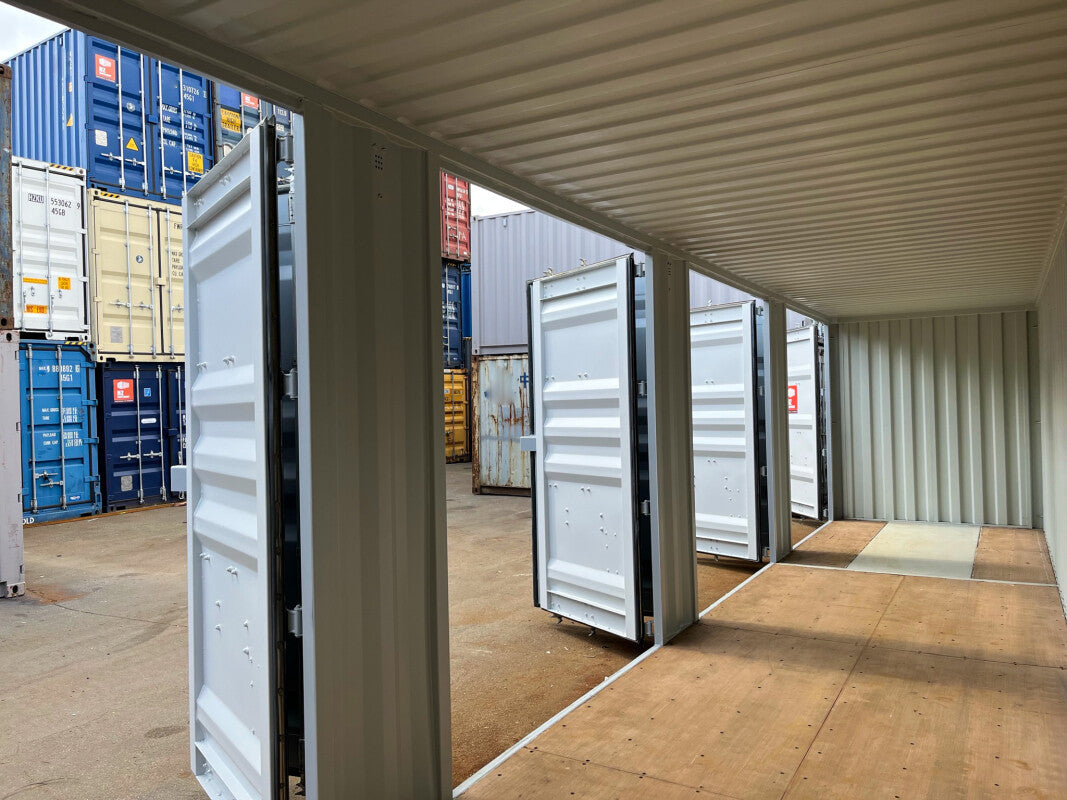 Conteneur maritime High Cube de 40 pieds avec 4 portes latérales – Occasion