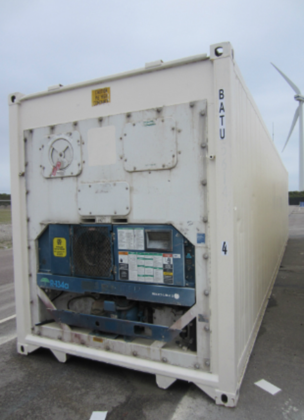 Conteneur frigorifique usagé de 40 pieds