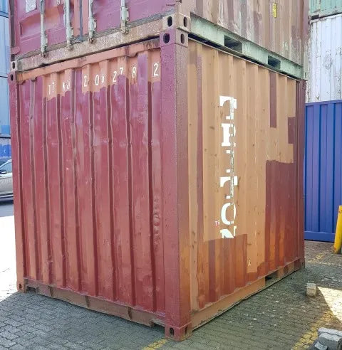 Conteneur maritime de 10 pieds d'occasion pour marchandises sèches.