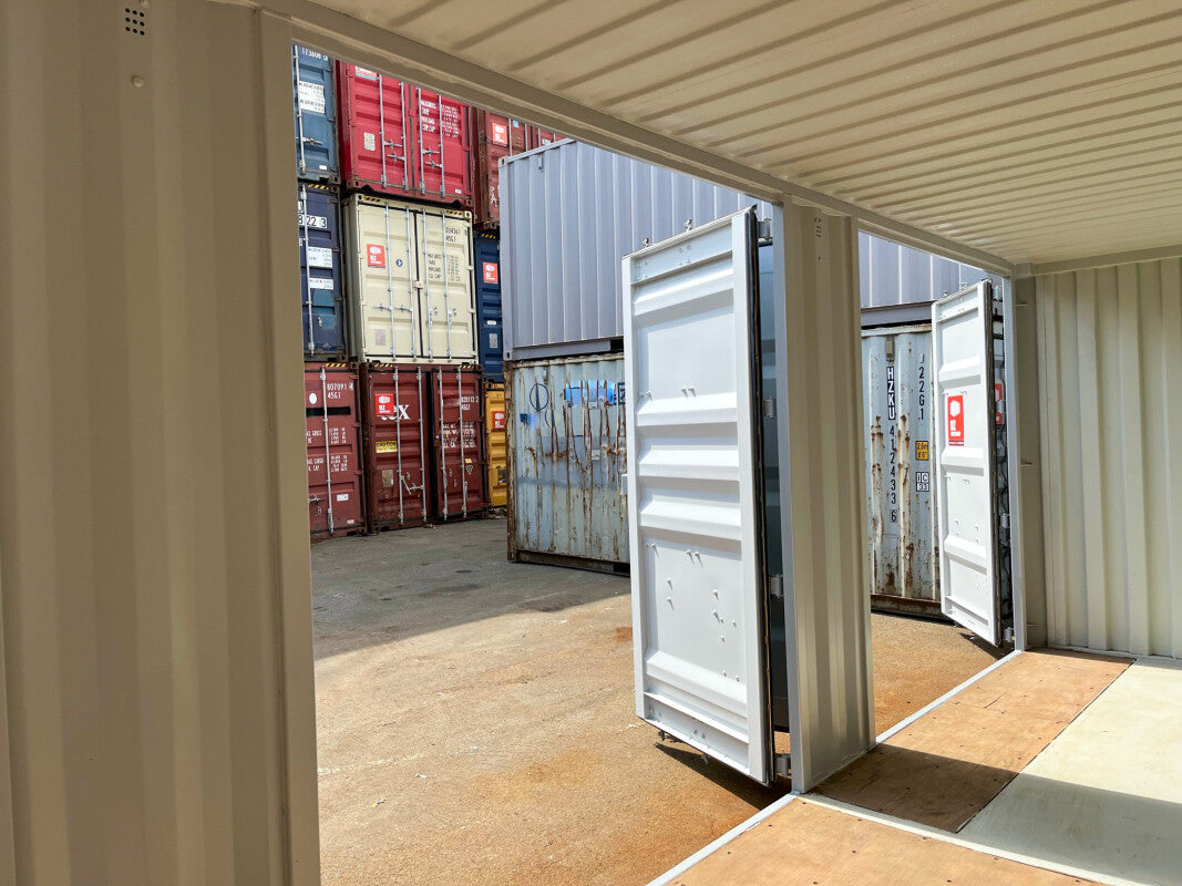 Conteneur maritime High Cube de 40 pieds avec 4 portes latérales – Occasion