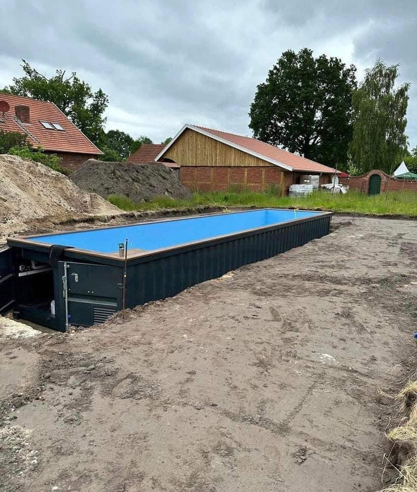 Piscine conteneur de 12 mètres