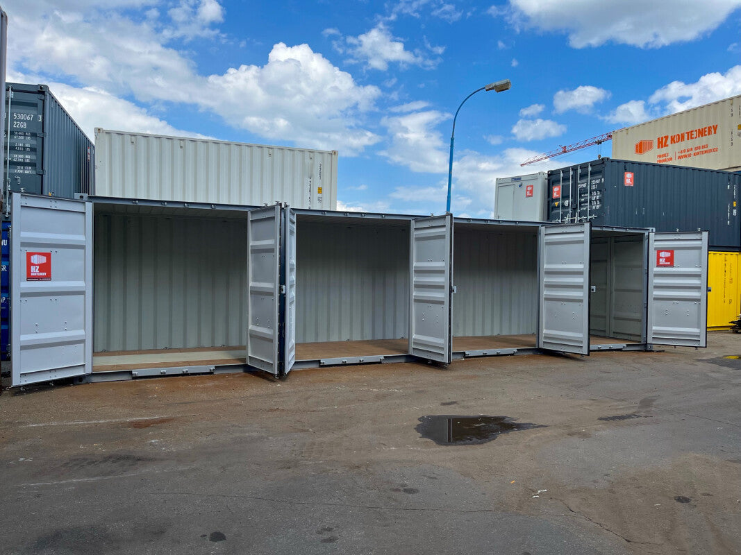 Conteneur maritime High Cube de 40 pieds avec 4 portes latérales – Occasion
