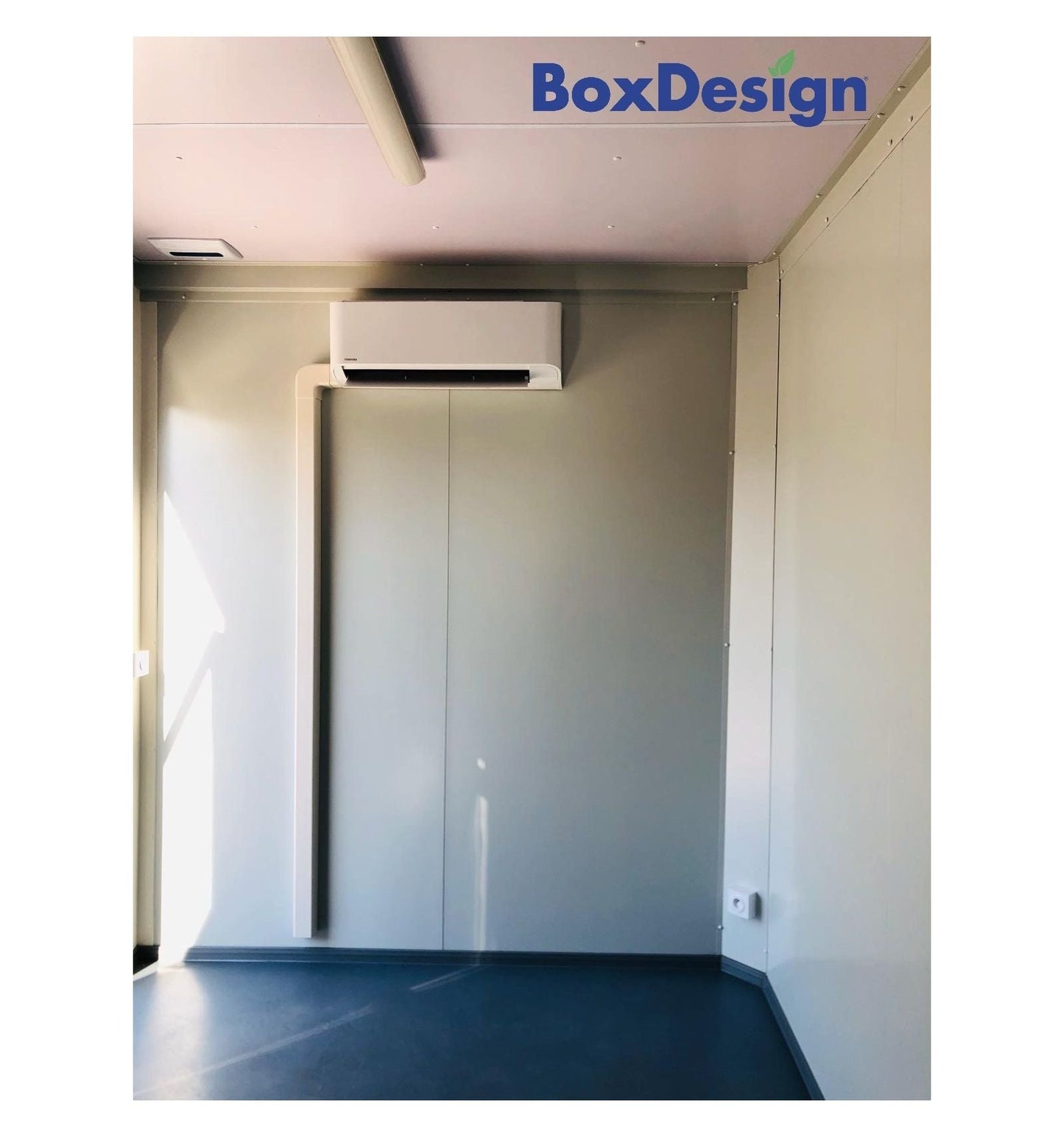 Module préfabriqué noir – Élégant, isolé et multifonctionnel