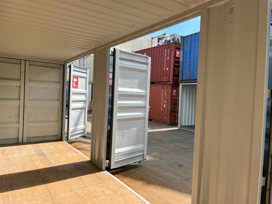 Conteneur maritime High Cube de 40 pieds avec 4 portes latérales – Occasion