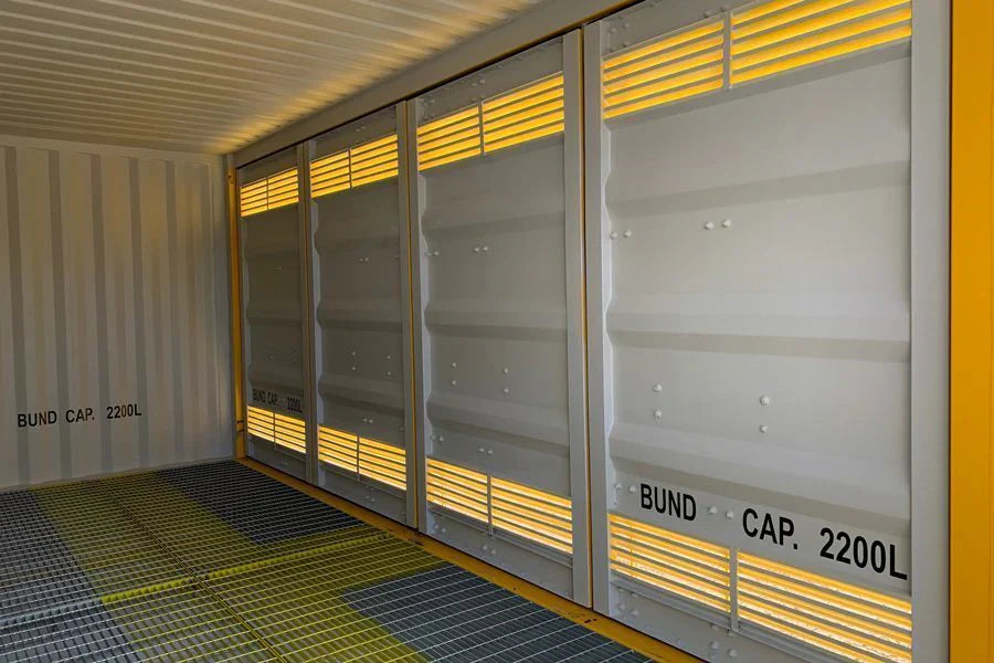 Conteneur de matières dangereuses de 20 pieds