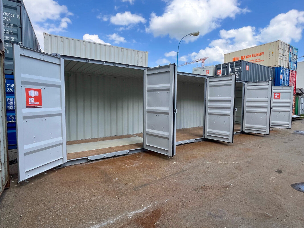 Conteneur maritime High Cube de 40 pieds avec 4 portes latérales – Occasion
