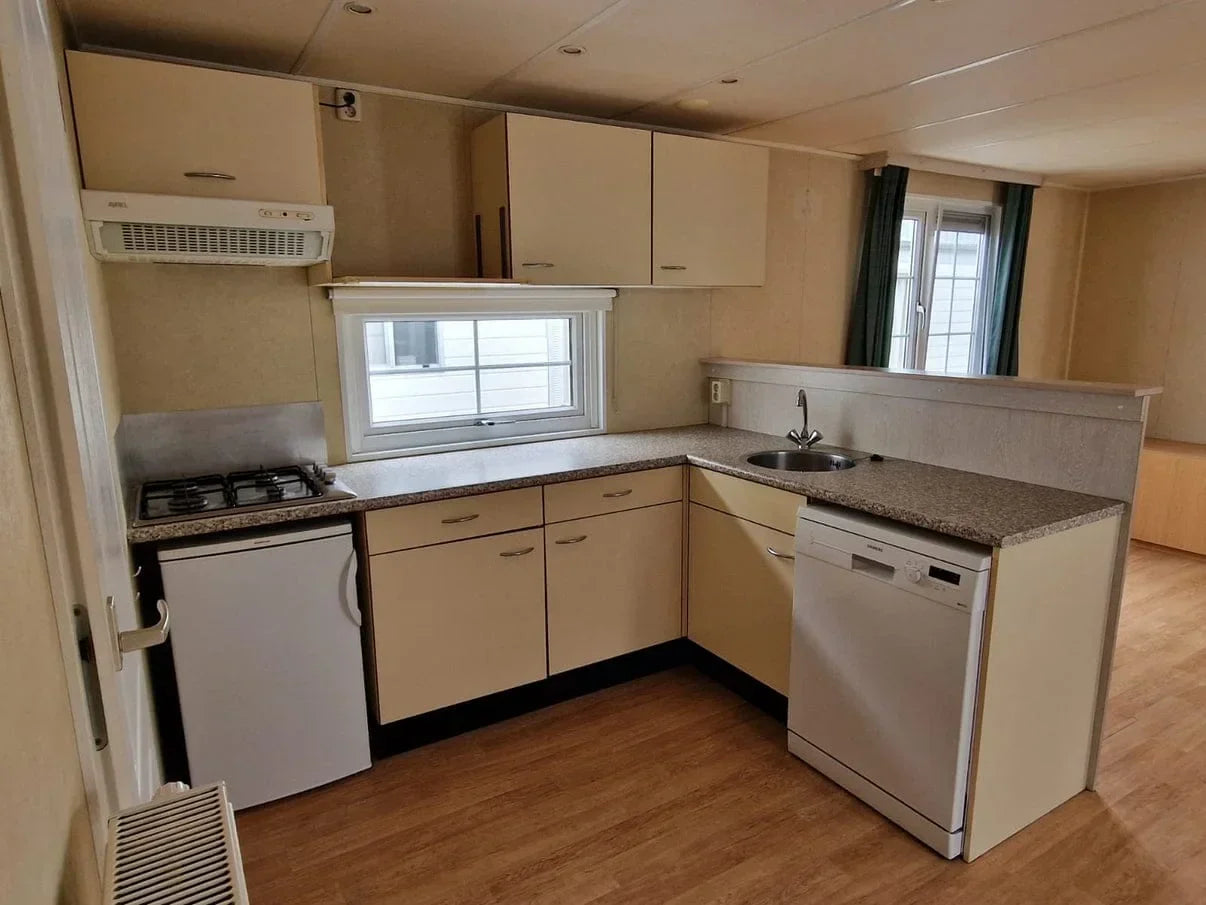 Mobil-home Tula T3 – Cuisine et salle de bain équipées