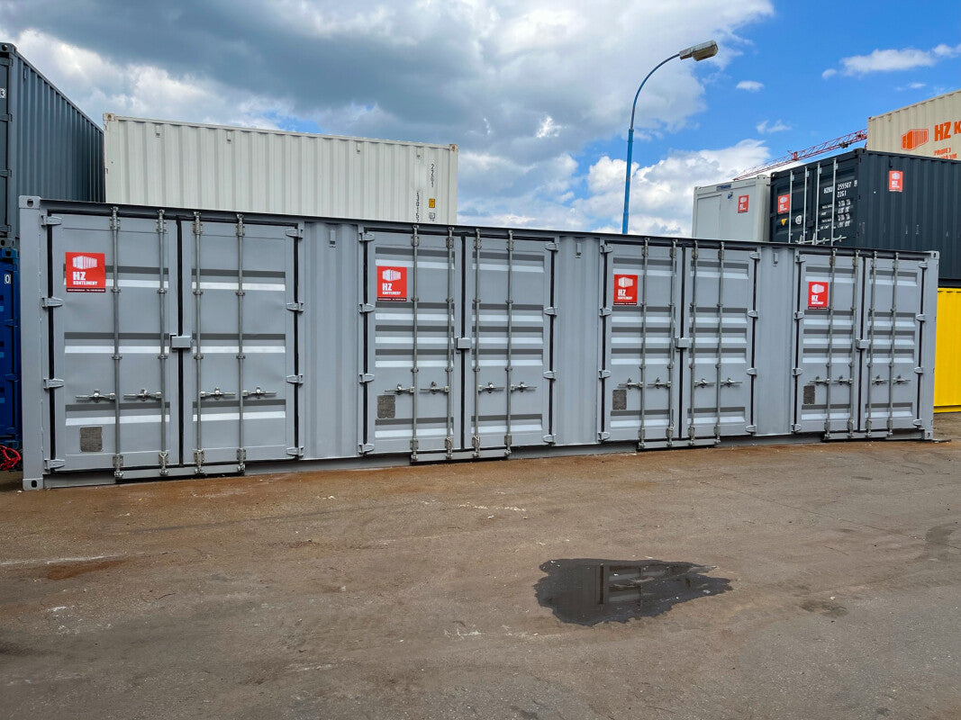 Conteneur maritime High Cube de 40 pieds avec 4 portes latérales – Occasion