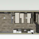 Mobil-home – 3 chambres (46 m²)