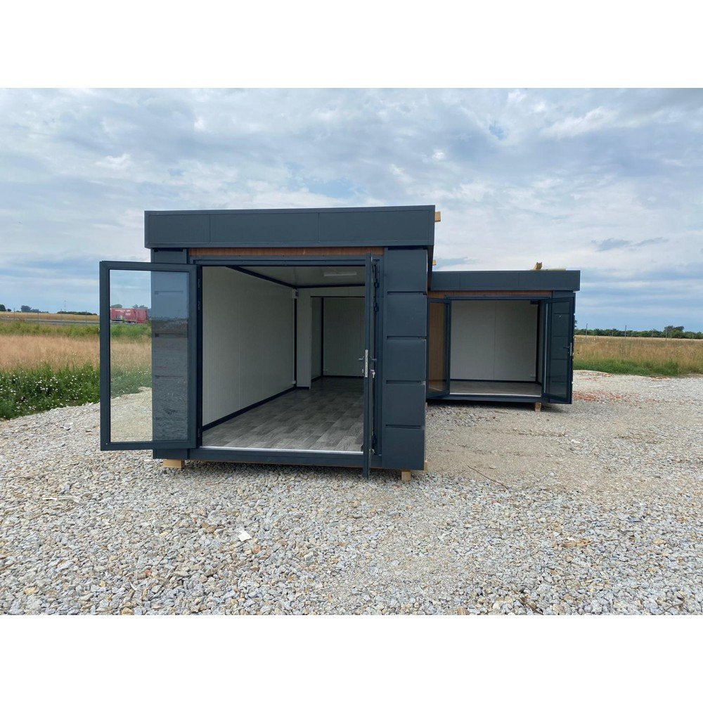 Module commercial combiné – 2 pièces, 3 × 6 m (36 m²)